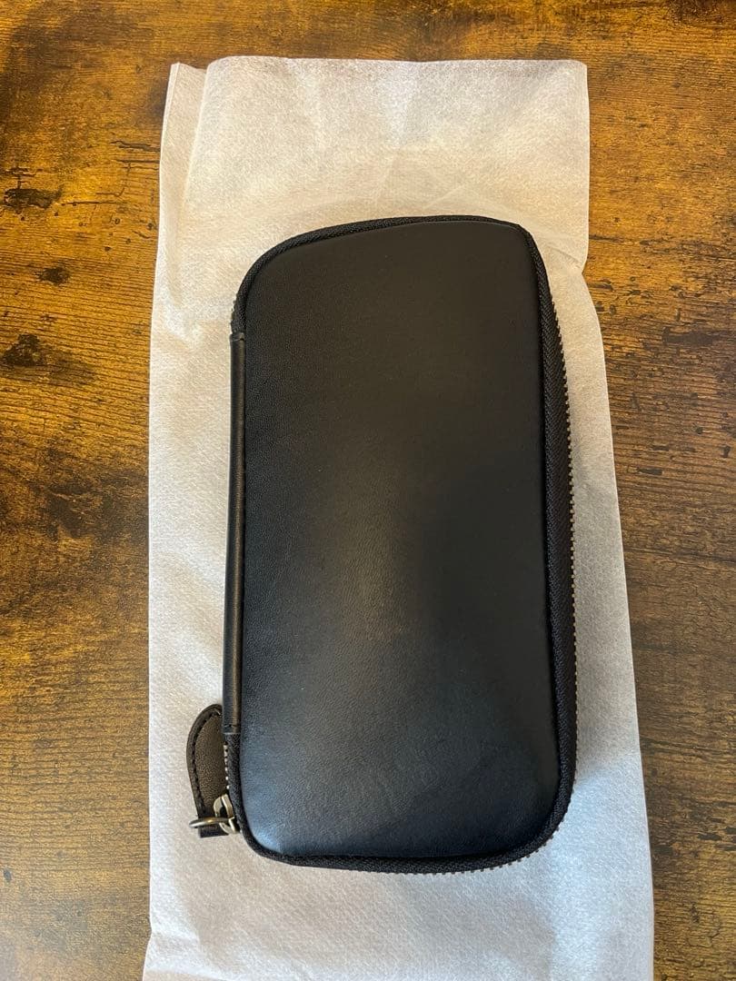 &Liebe アンドリーベ ジップペンケース　スムースブラック　筆記具　文房具