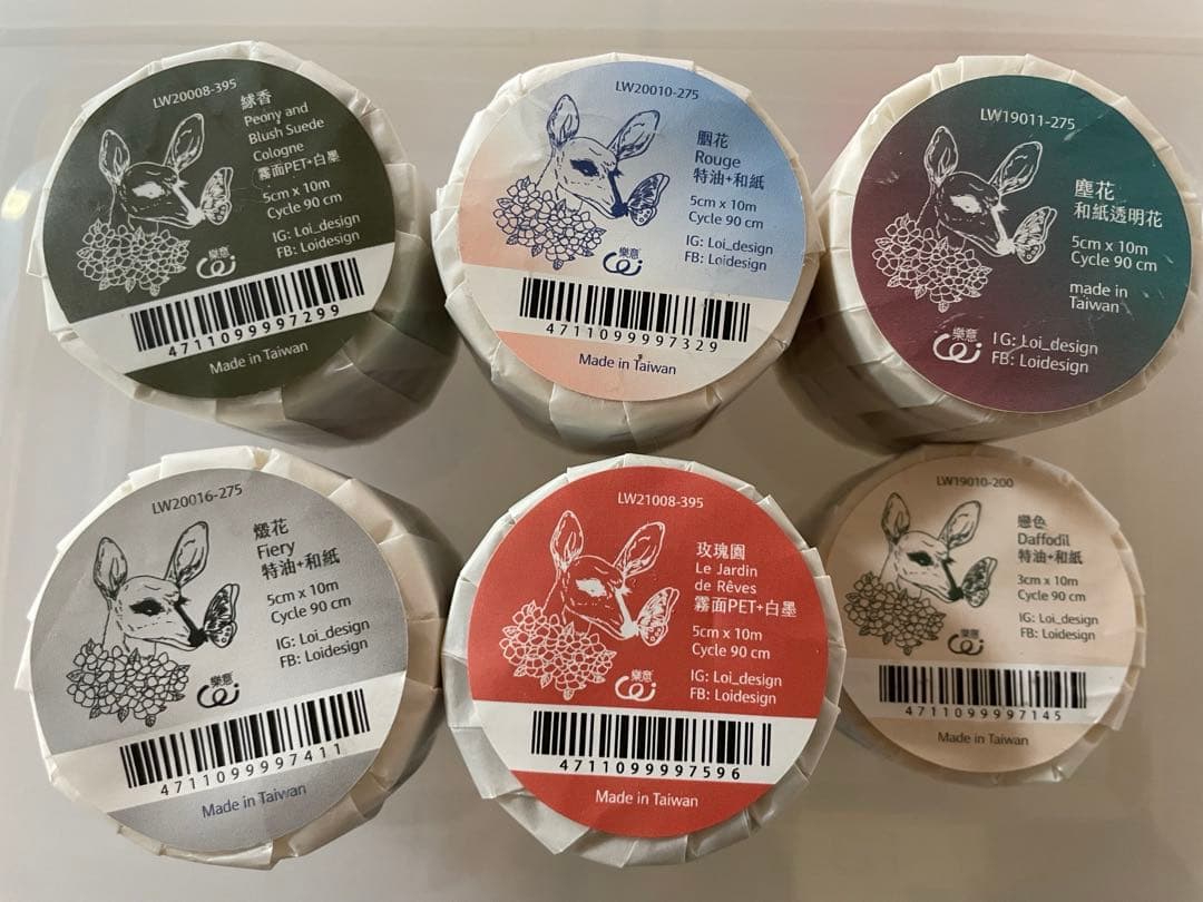 台湾マスキングテープ　Loidesign