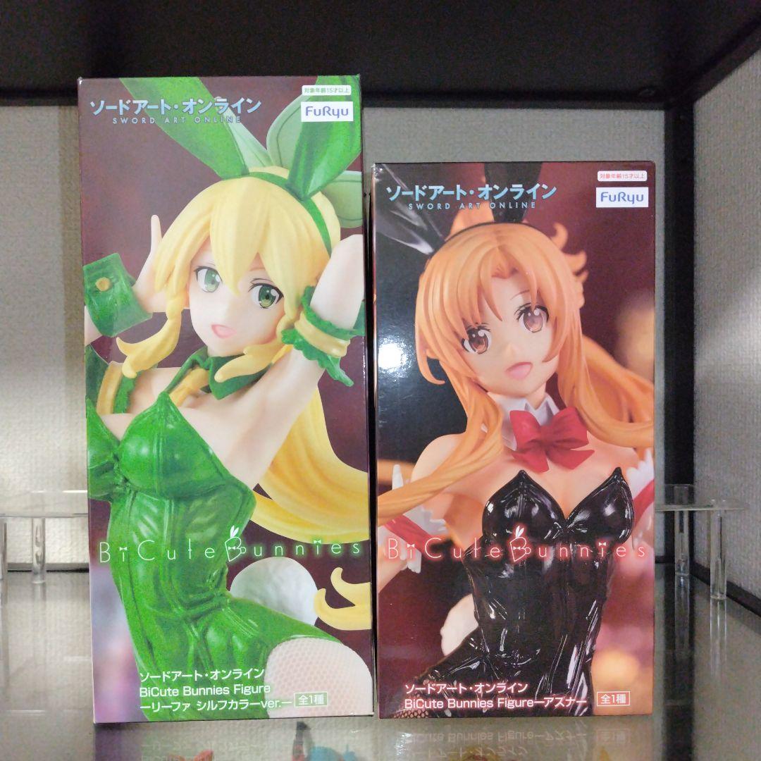 ⑫美少女フィギュア　ソードアート・オンライン　アスナ、リーファ　バニーまとめ売り