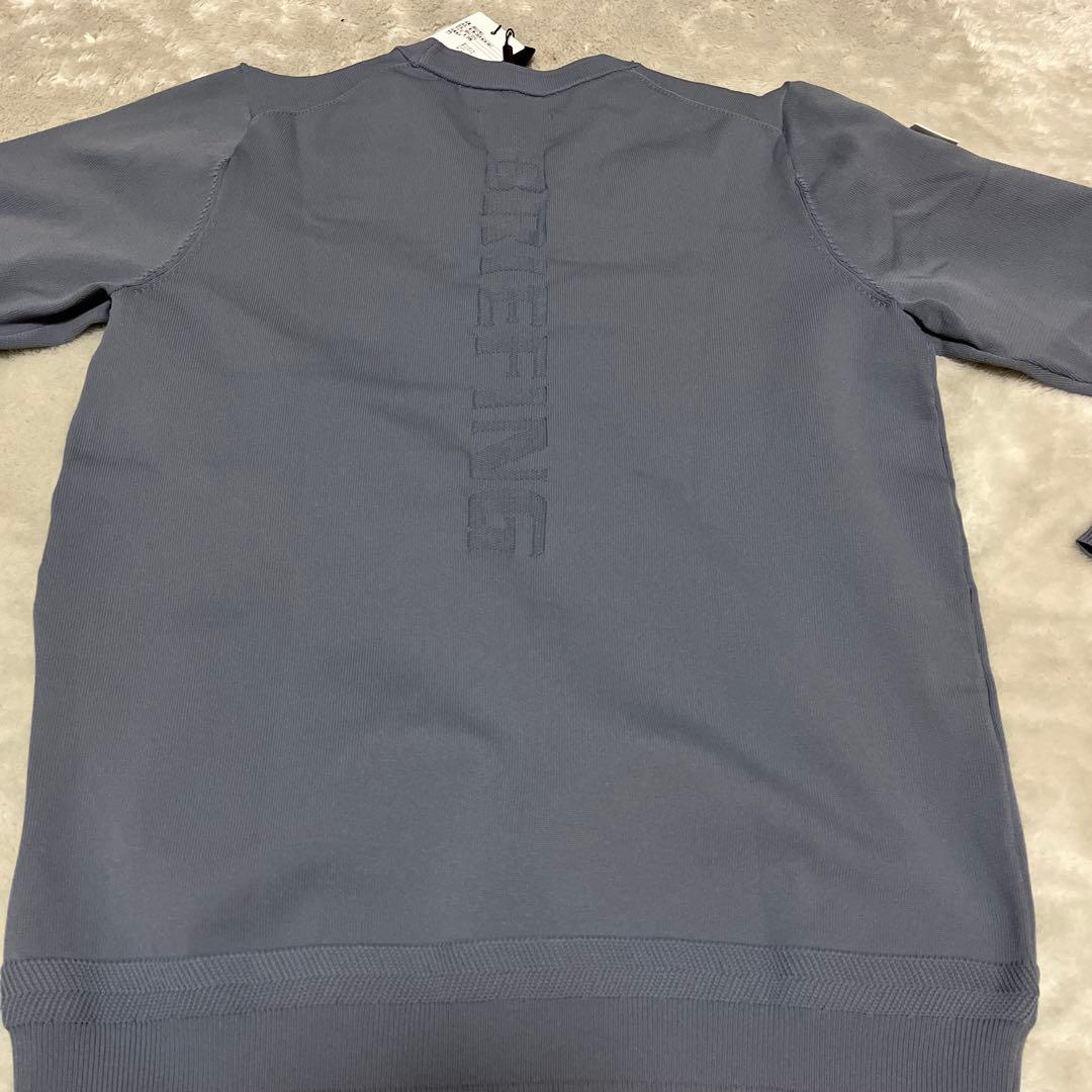 【新品】BRIEFINGゴルフ　レディース　グレー　クルーネックニット　M