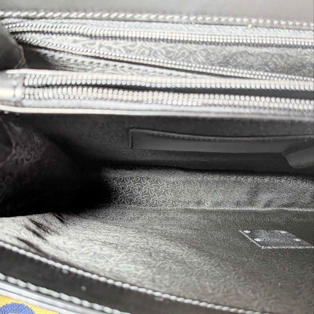 Pineider ピナイダー レザー ビジネスバッグ　黒