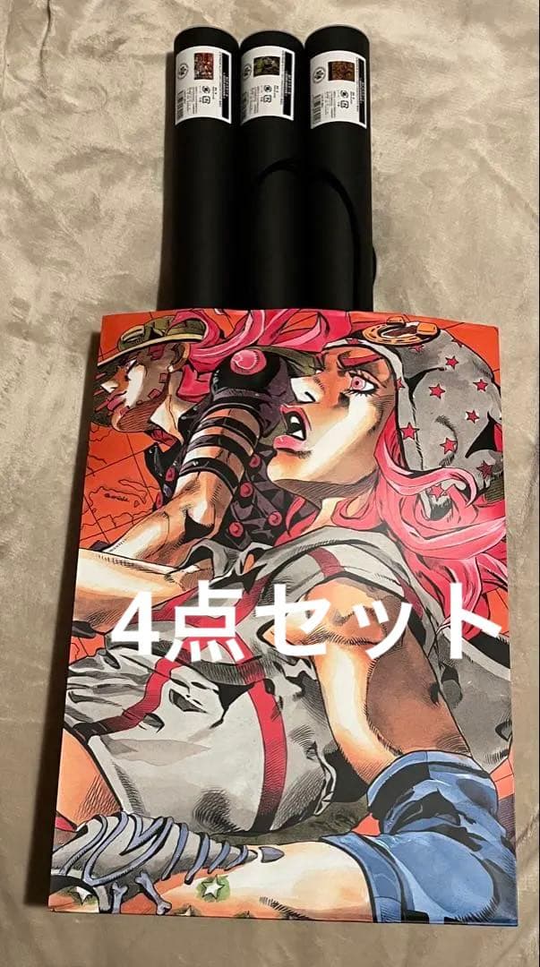 ジョジョキャラバン B2 ポスター3種類　 ショッパー　4点セット