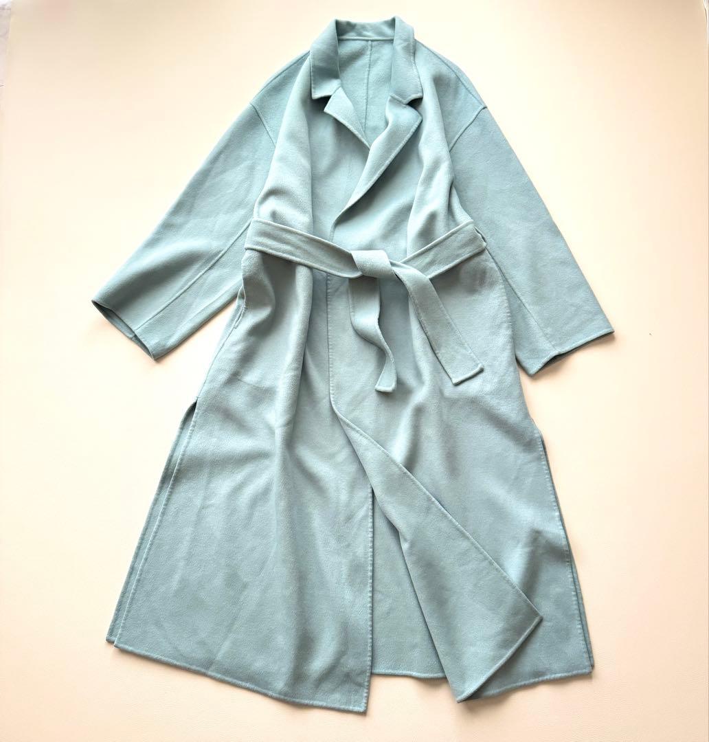 Plage プラージュ ハミルトンベルテッドコート ウール100％ ロングコート