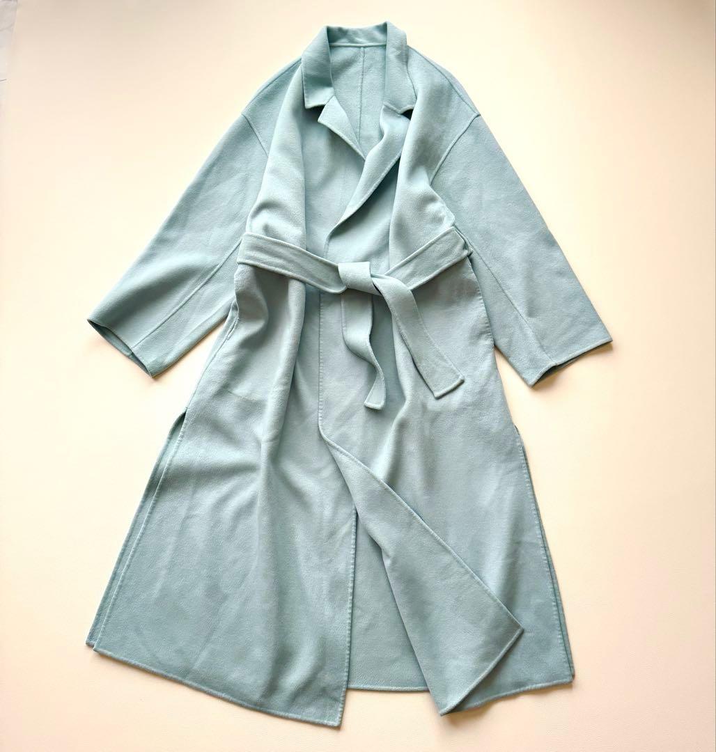 Plage プラージュ ハミルトンベルテッドコート ウール100％ ロングコート