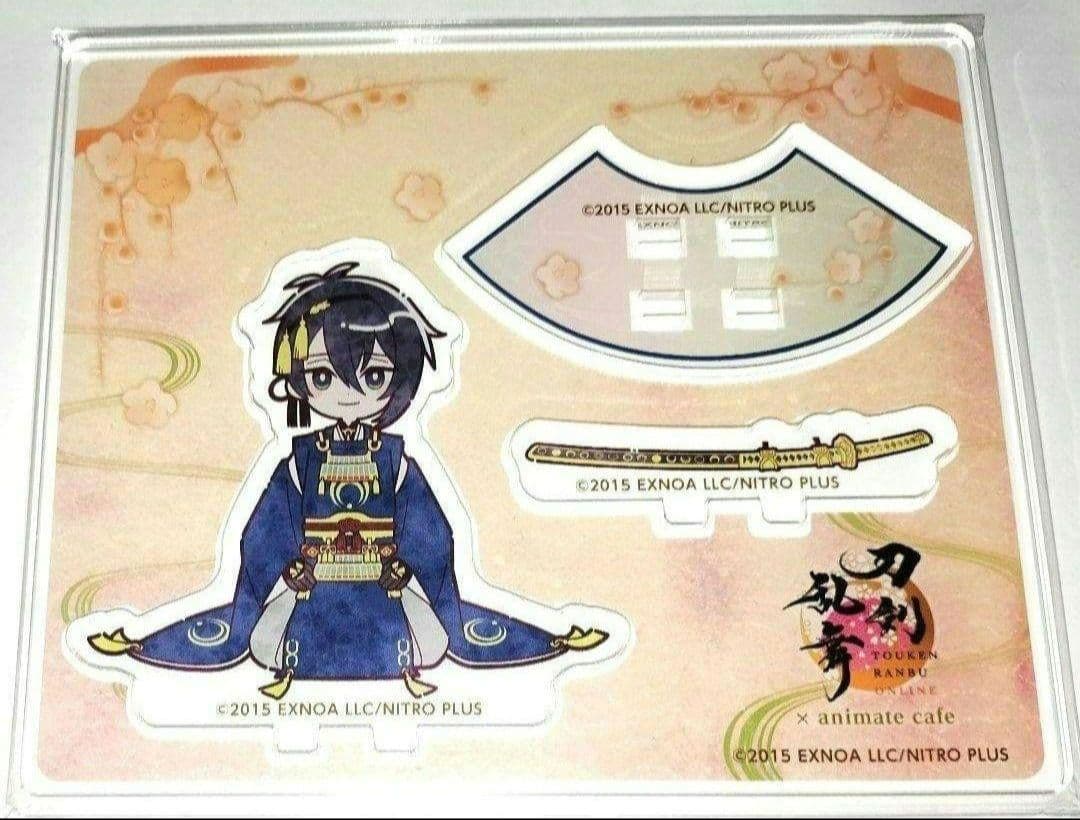 刀剣乱舞 とうらぶ 三日月宗近 ミニアクリルスタンド アニメイトカフェ 十周年