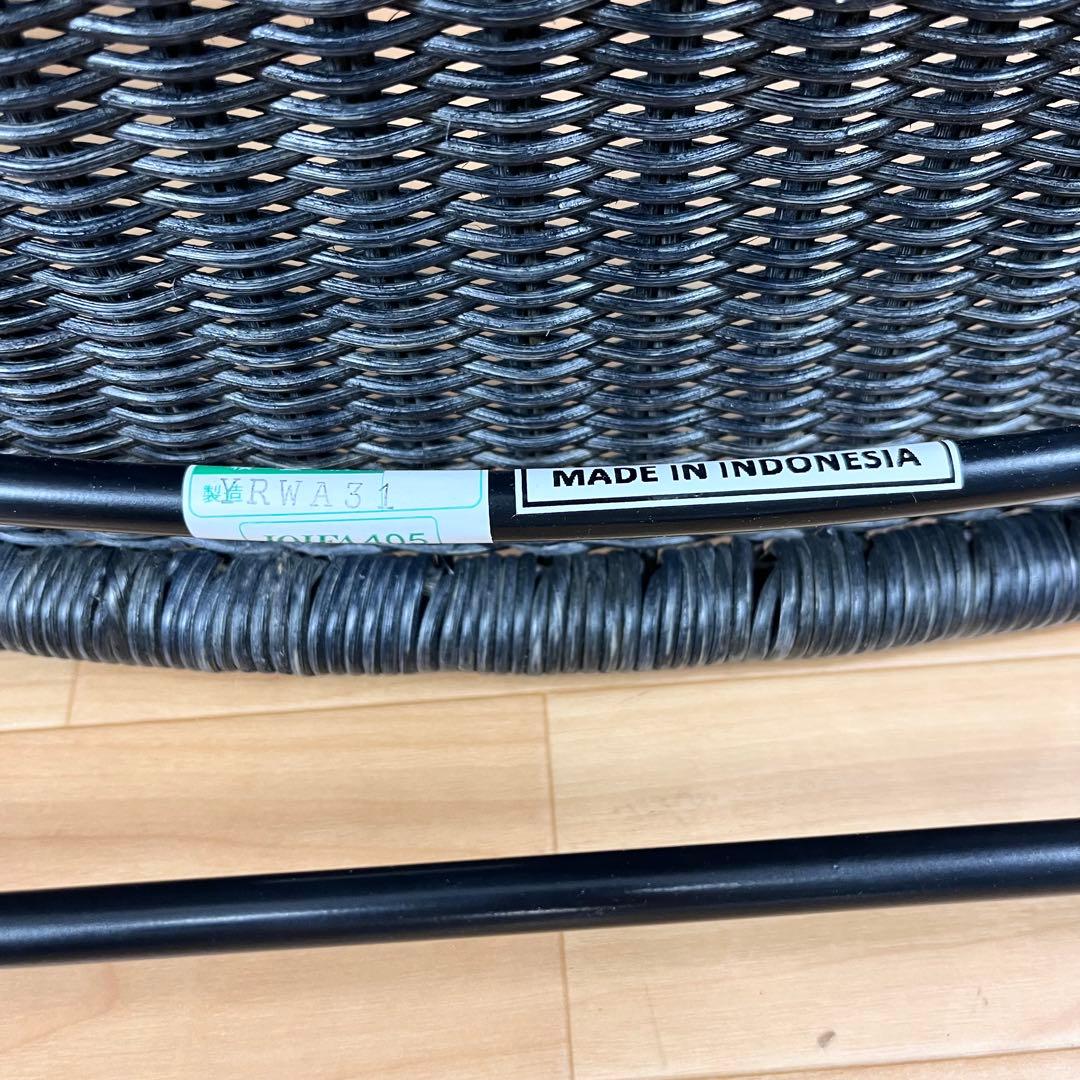 【展示未使用】Oliver オリバー　正規品　藤 ラタンチェア 2脚セット