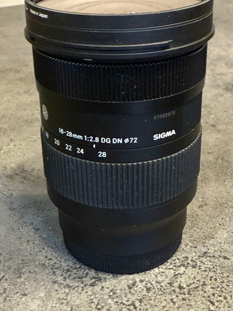 SIGMA 16-28mm F2.8 DG DN sony Eマウント