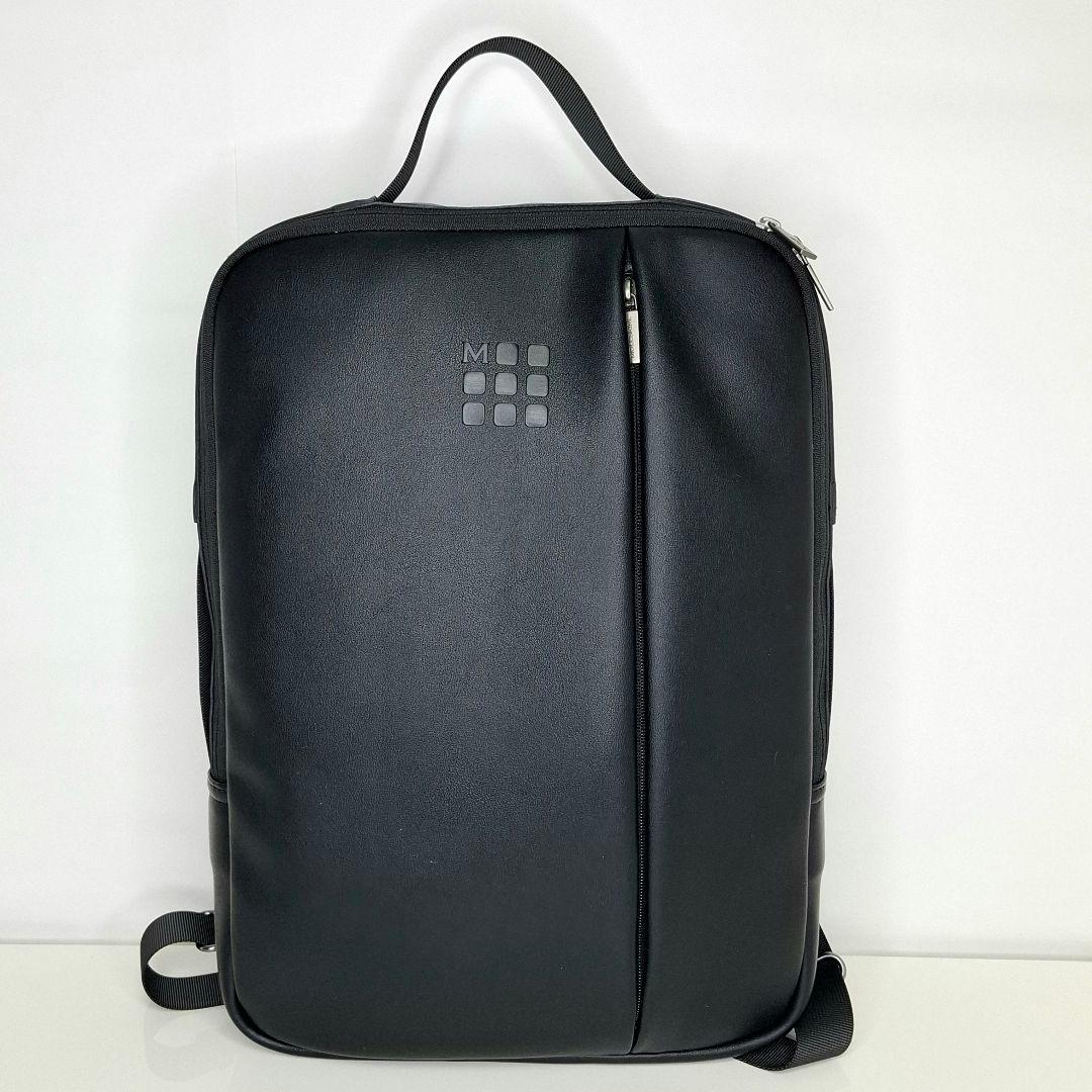 美品 モレスキン Moleskine 2WAY ビジネスバッグ リュック レザー