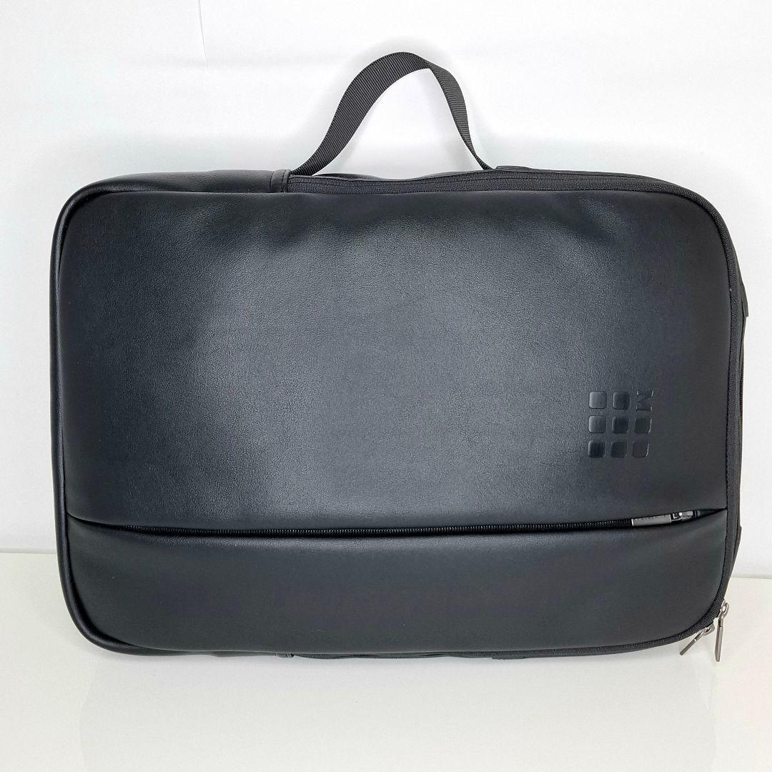 美品 モレスキン Moleskine 2WAY ビジネスバッグ リュック レザー