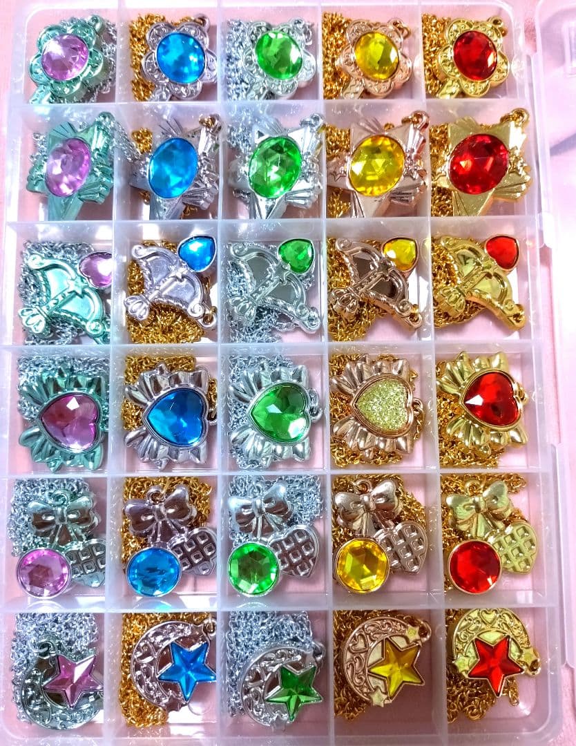 バラ可 セボンスター 2015年 第一弾 メッキ 30個 ペンダント 食玩