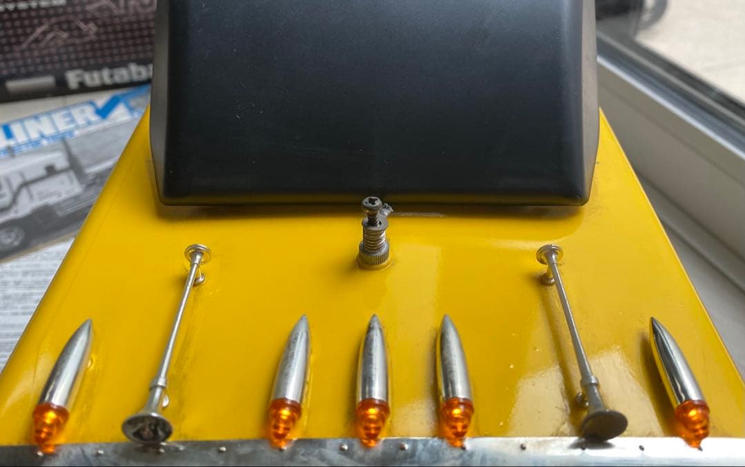 完成品3速ギアタミヤRC1/14 グローブライナーフラットヘッド6×4フルセット