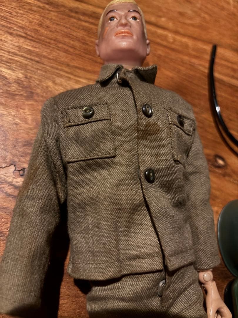 GI Joe アクションソルジャー　フィギュア　火炎放射器　レトロ