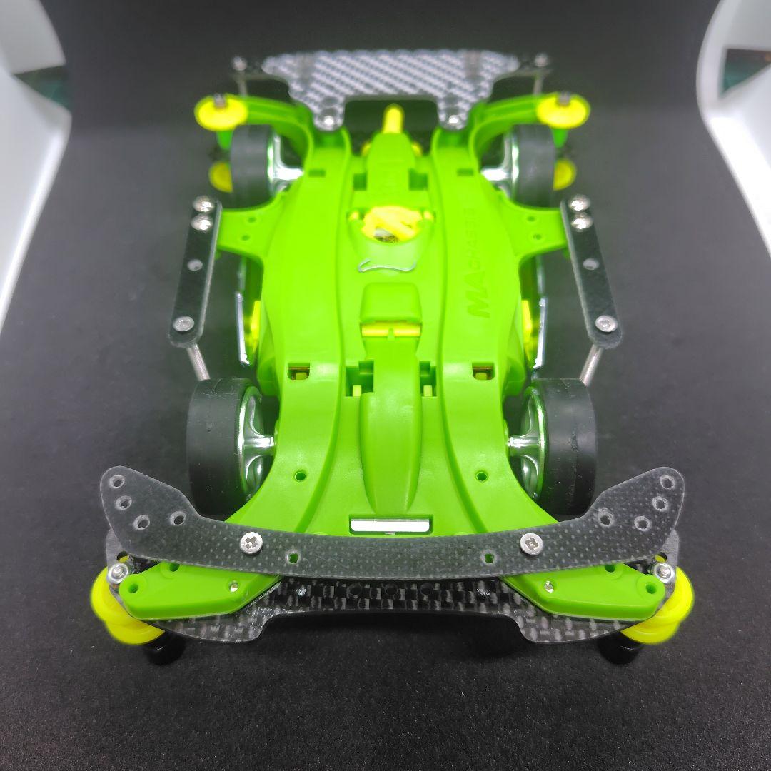 ミニ四駆完成品　デクロス01 DCR01 ライトブルーメッキボディ