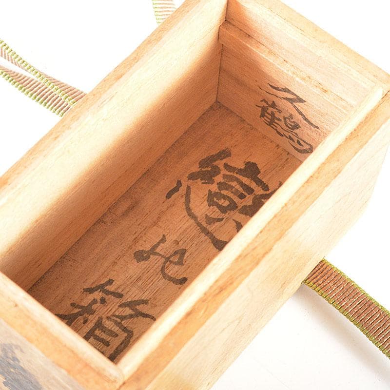 古民芸　色絵　鯛乗り童子　水滴　時代箱付　N　6771