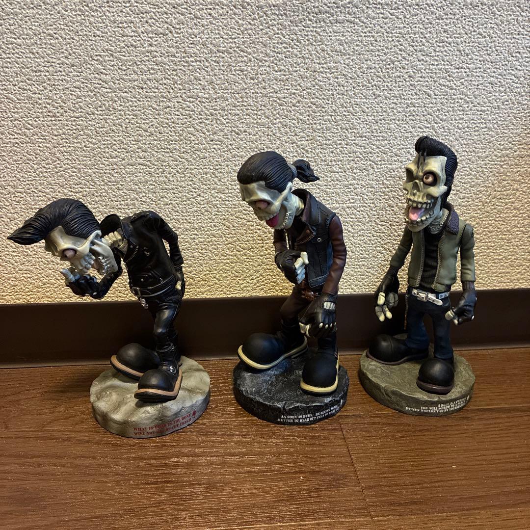 ゾンビフィギュア 3体セット カートゥーン風