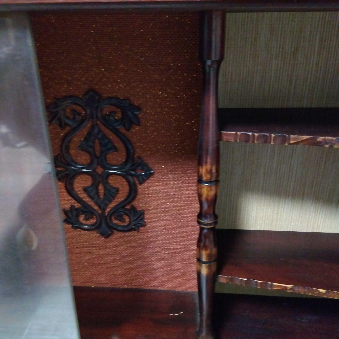 木製キャビネット アンティーク　棚　ボックス