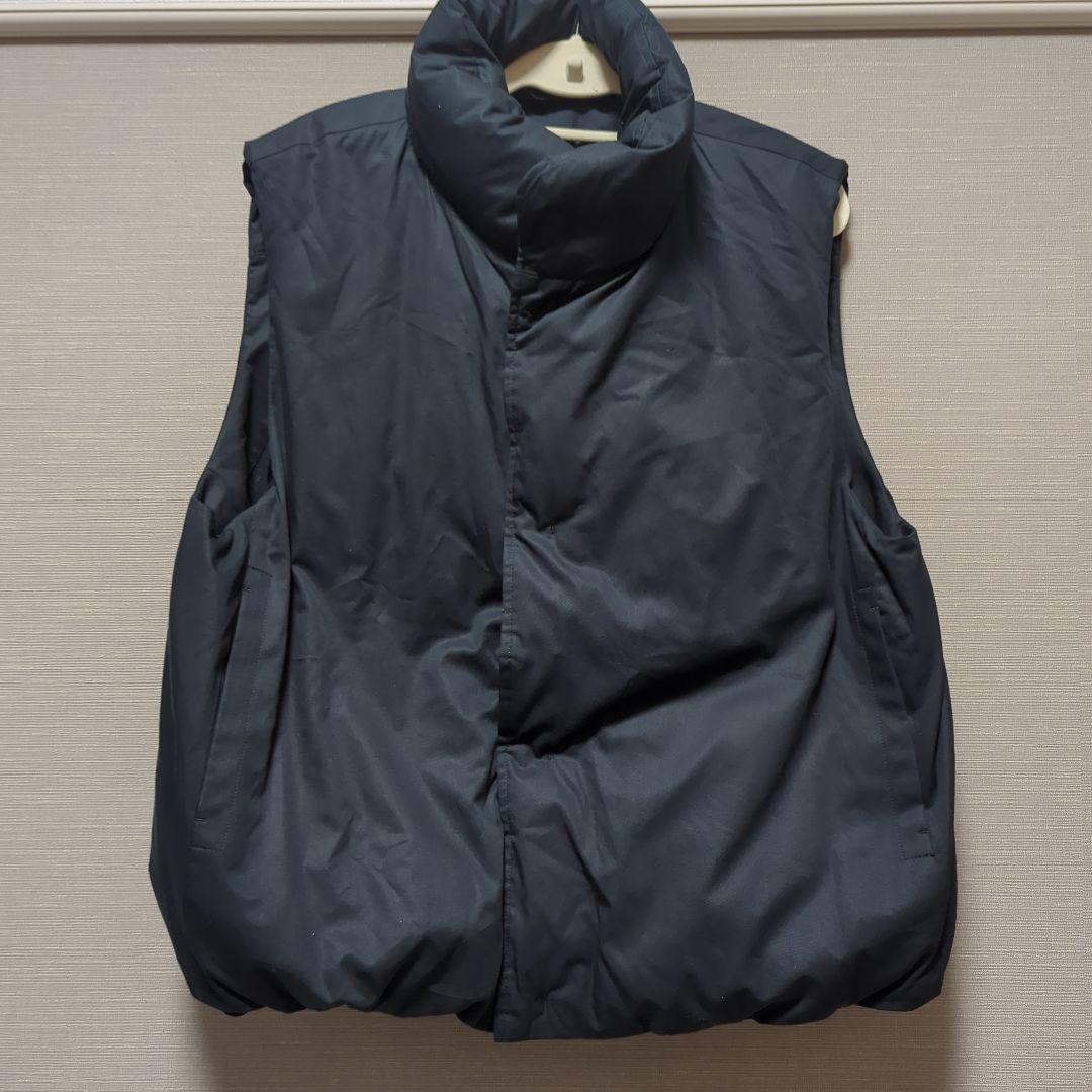 ユニクロU パフテックノンキルトベスト ダウンベスト XL ブラック