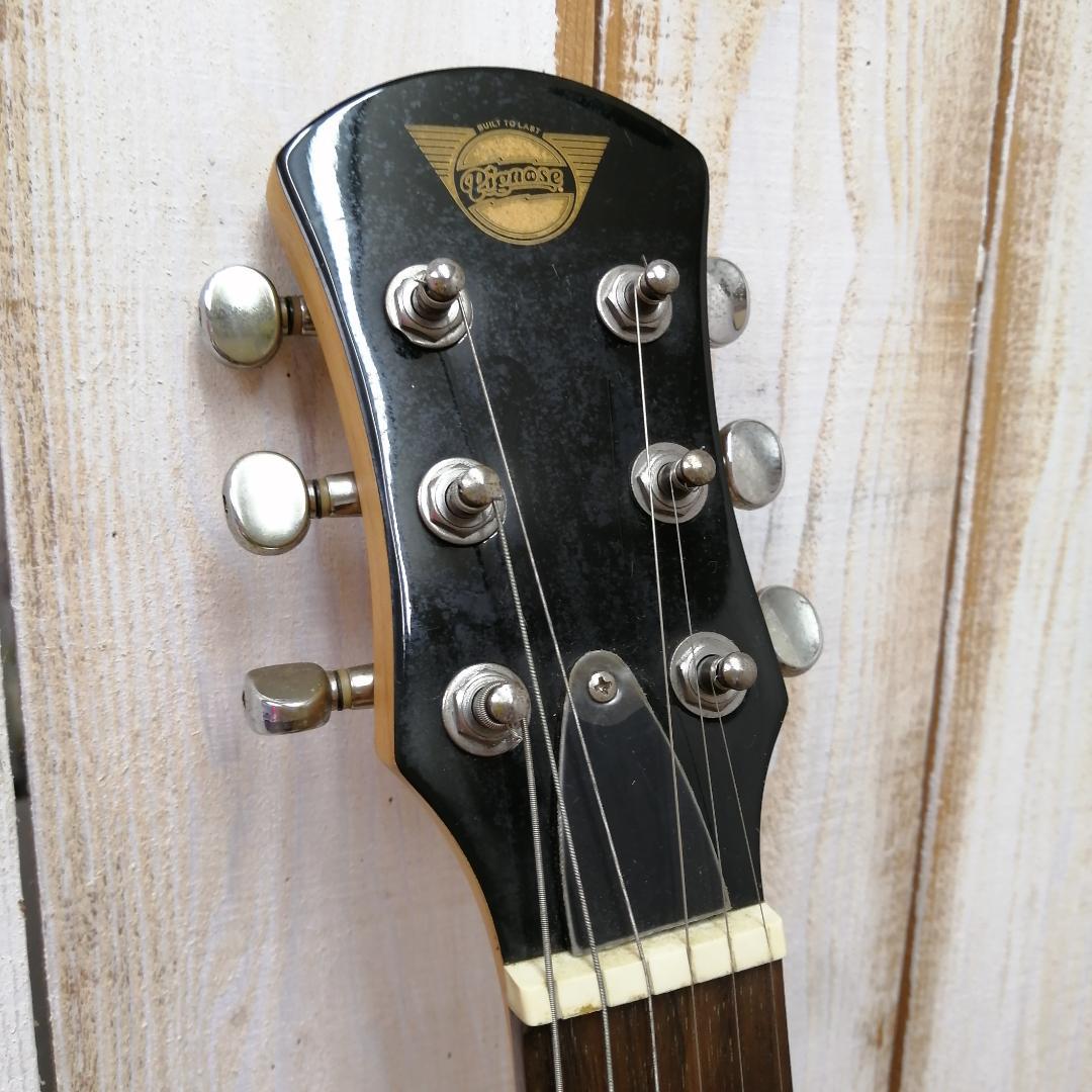 Pignose　ピグノーズ　アンプ内蔵　ミニエレキギター　PGG-200FM