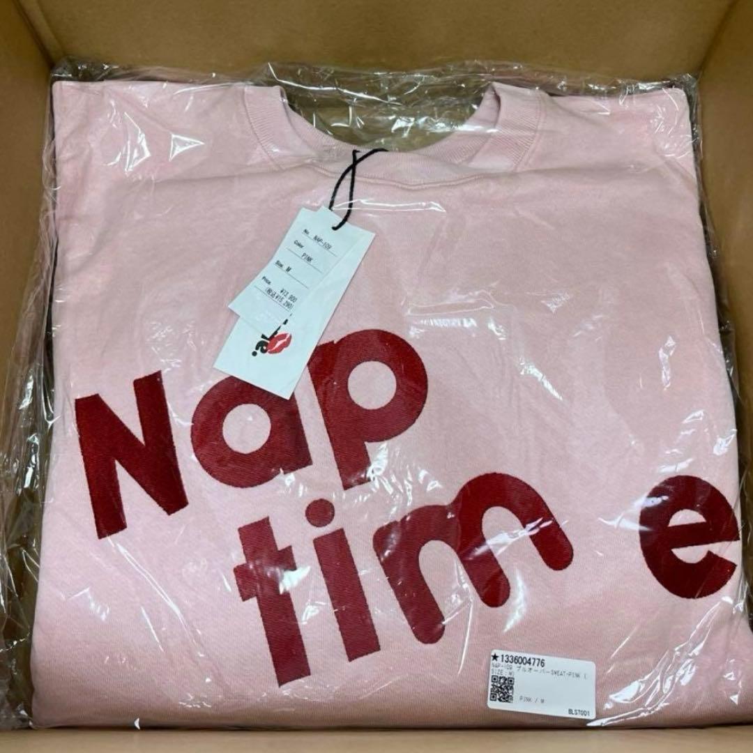 nissy naptime プルオーバーSWEAT PINK Mサイズ