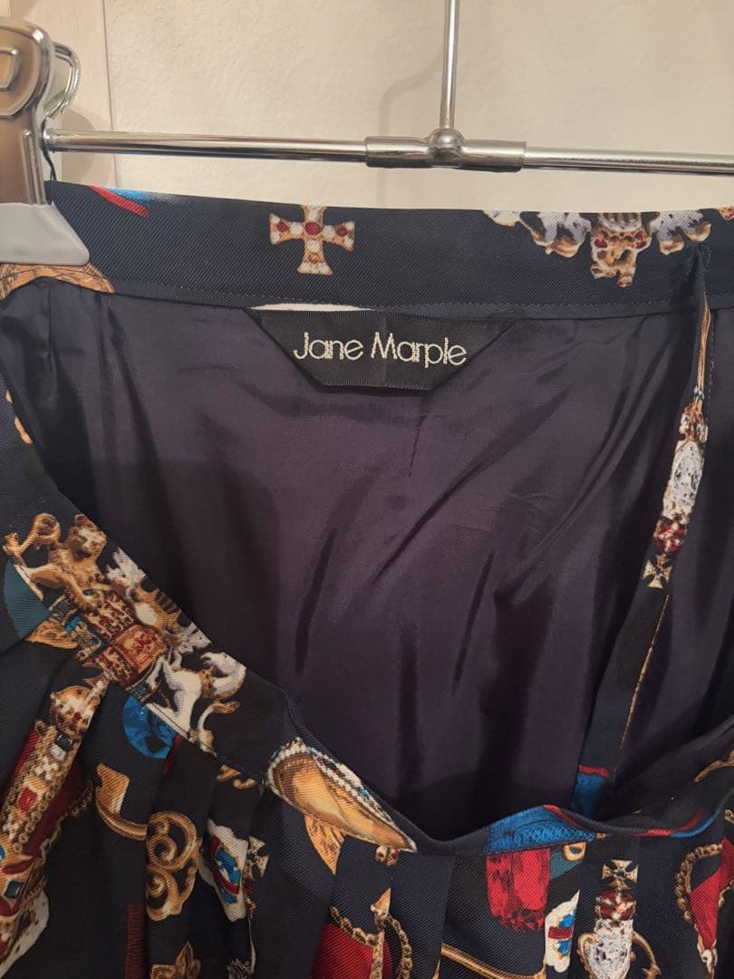 JaneMarple ジェーンマープル 王冠柄 スカート
