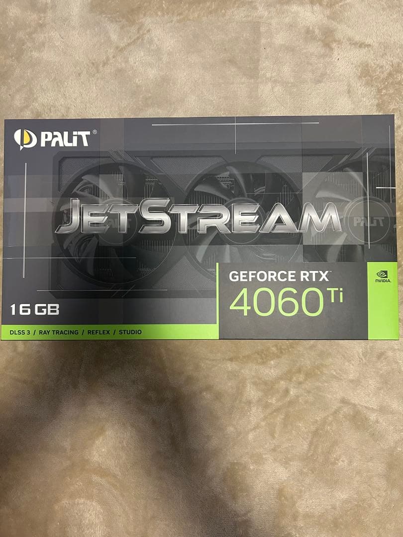 グラフィックボード・グラボ・ビデオカード Palit GeForce RTX 4060 Ti JetStream 16GB