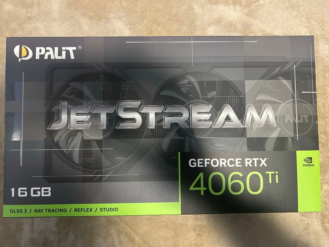 グラフィックボード・グラボ・ビデオカード Palit GeForce RTX 4060 Ti JetStream 16GB