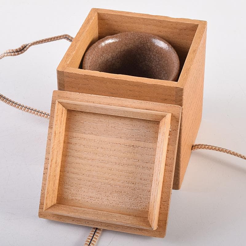 唐津焼　古唐津　絵唐津　盃　時代箱付　M　R7616