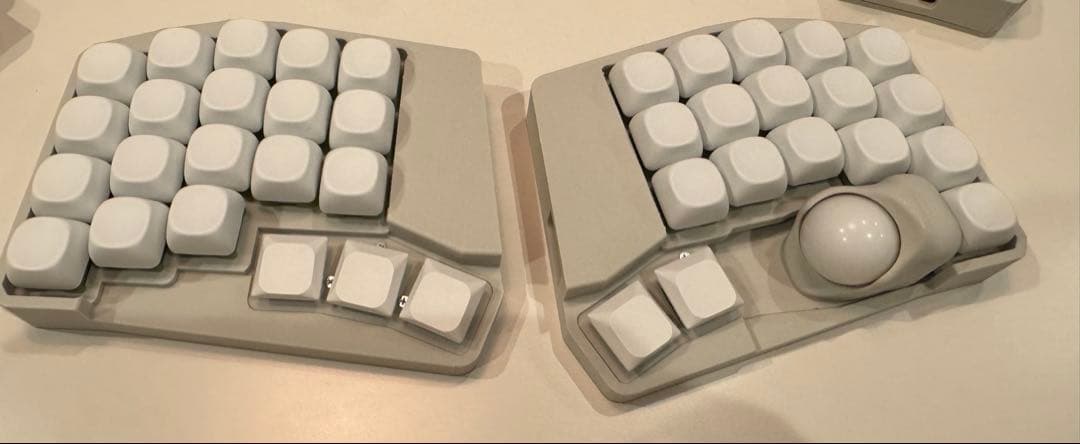 や*ち様 【新品】keyball39 マットボーンホワイト　完成品