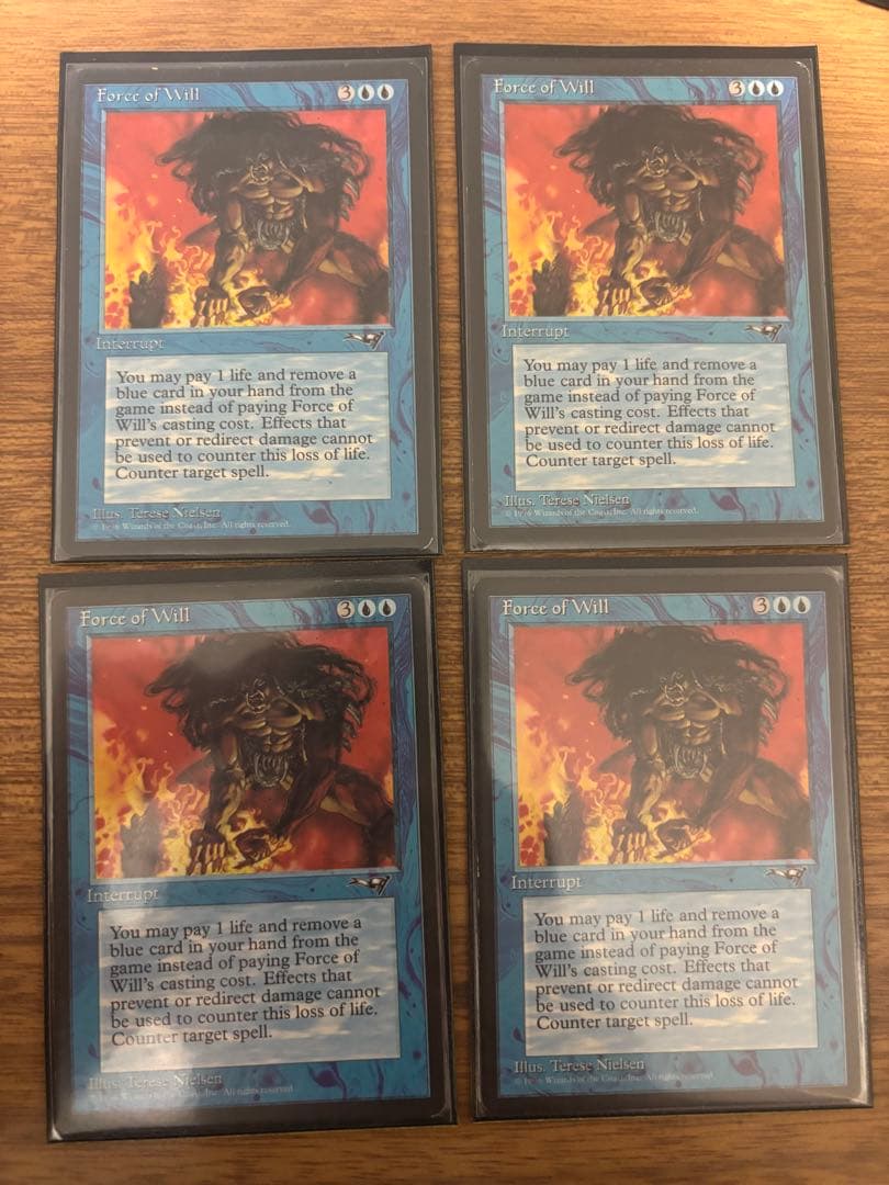 意志の力 Force of Will 4枚