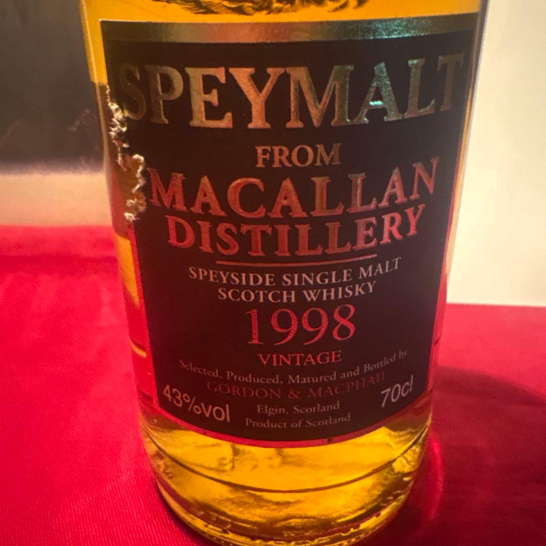 ウイスキー Speymalt Macallan Distillery 1998 700ml