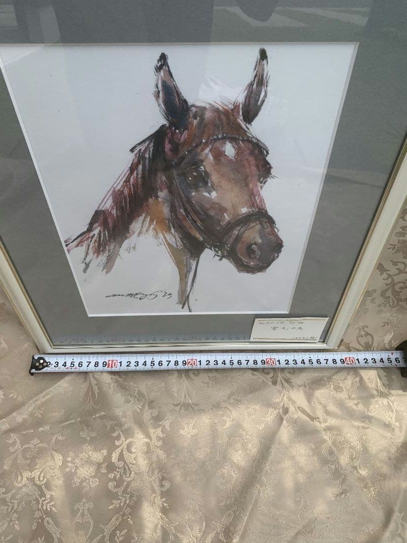 馬　水彩画