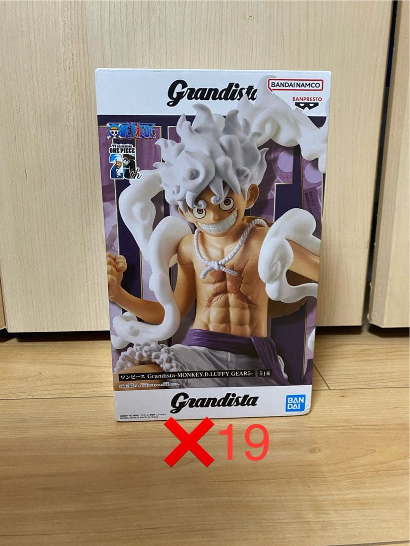 ワンピースgrandista ルフィ ニカ ギア5 19点 2