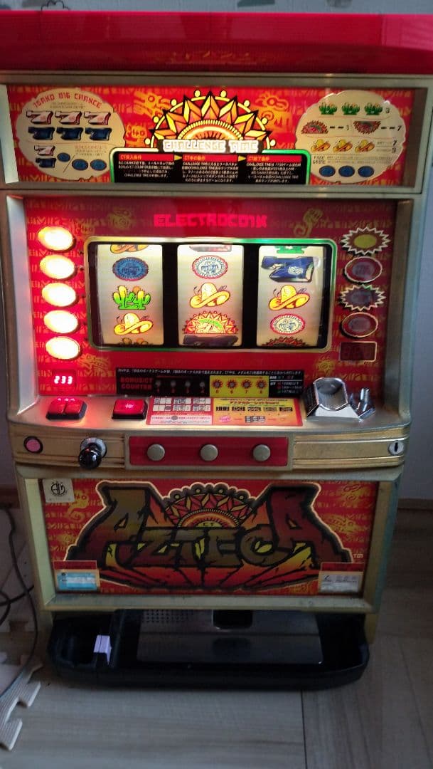 アステカ　4号機　パチスロ実機