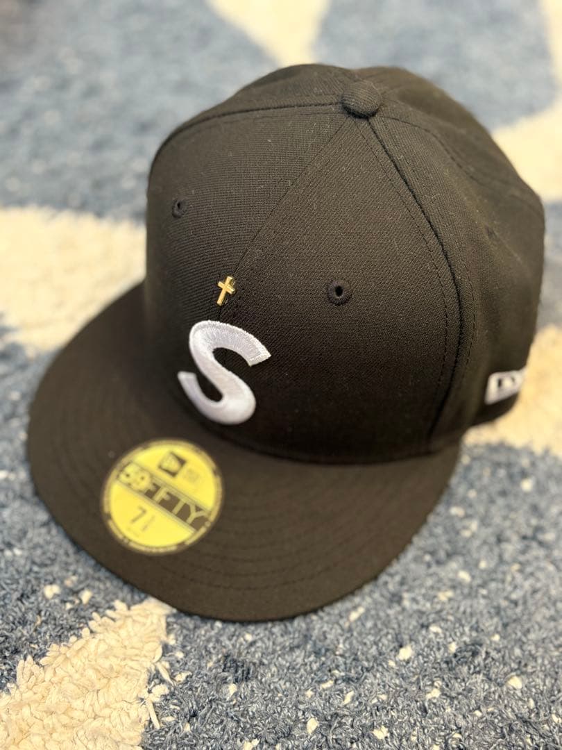 Supreme ベースボールキャップ 7 3/8 ブラック