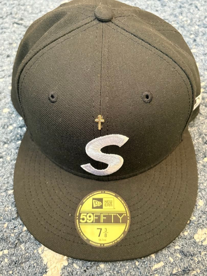 Supreme ベースボールキャップ 7 3/8 ブラック