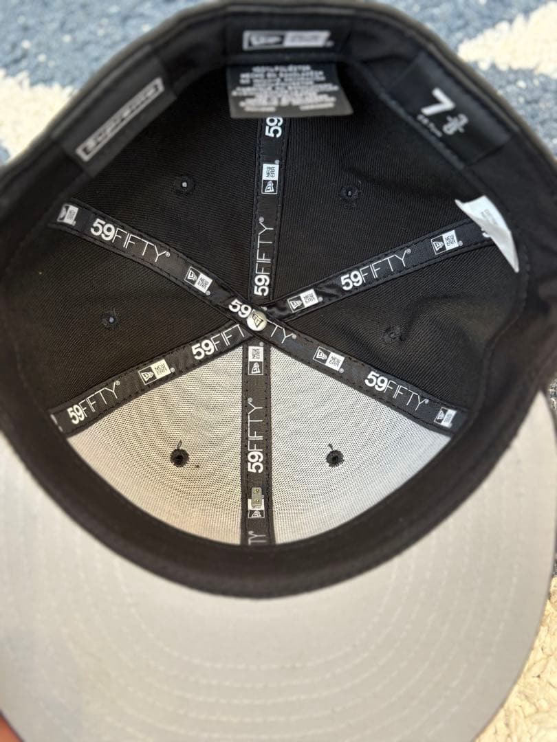 Supreme ベースボールキャップ 7 3/8 ブラック