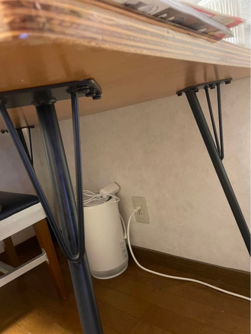 【J】木製パッチワークテーブル