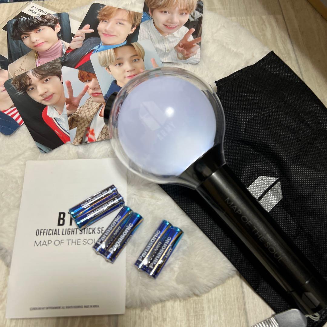 BTS アミボム ver.4 ペンライト MOS+ 新品電池６個付き