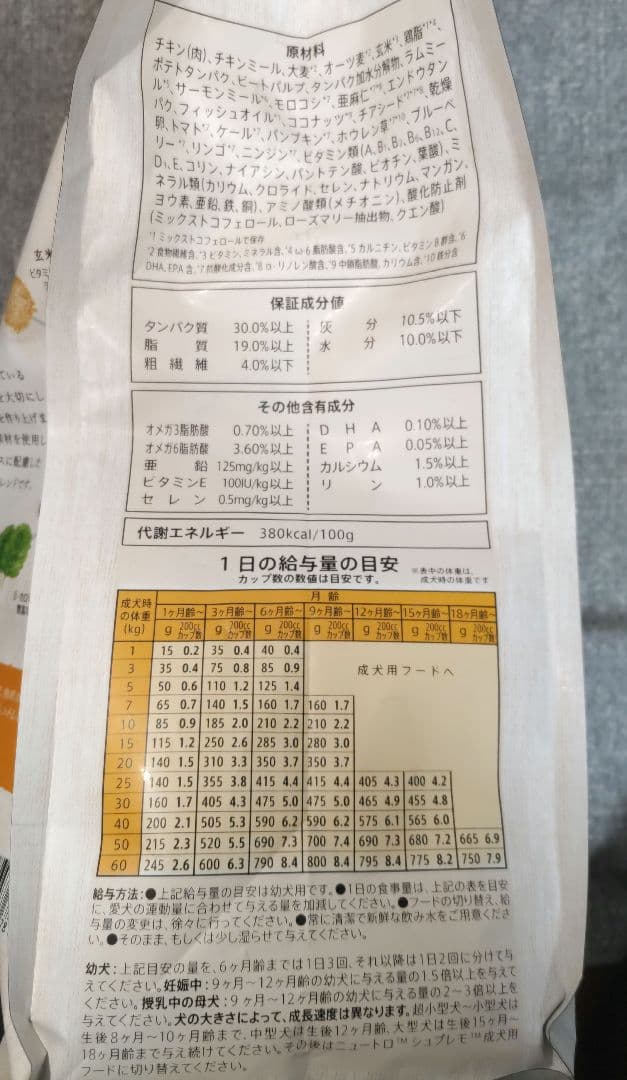 シュプレモ 子犬用 3kg ×2袋