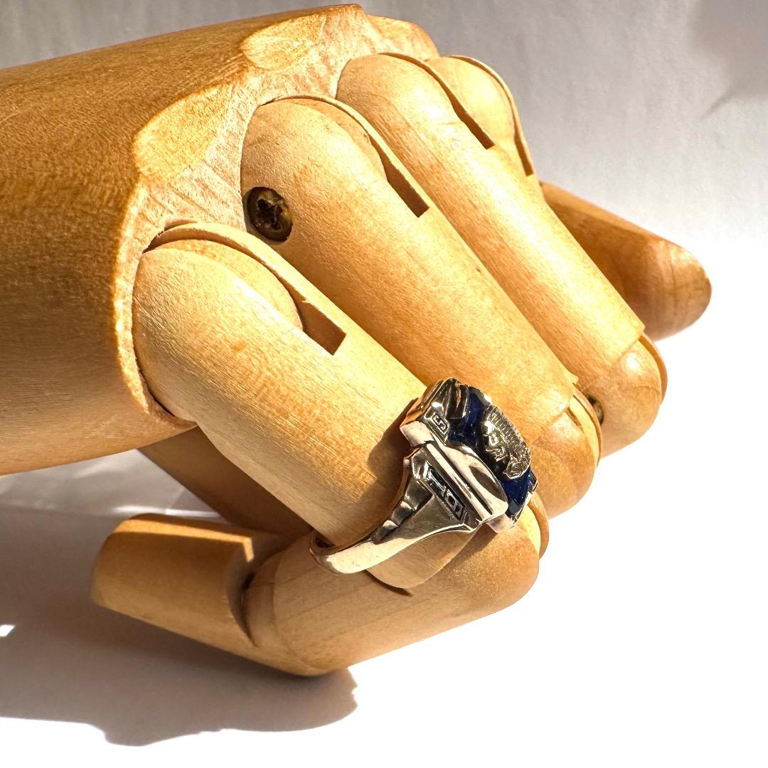 アクセサリー K10YG JOSTEN College Ring 1965 Vintage