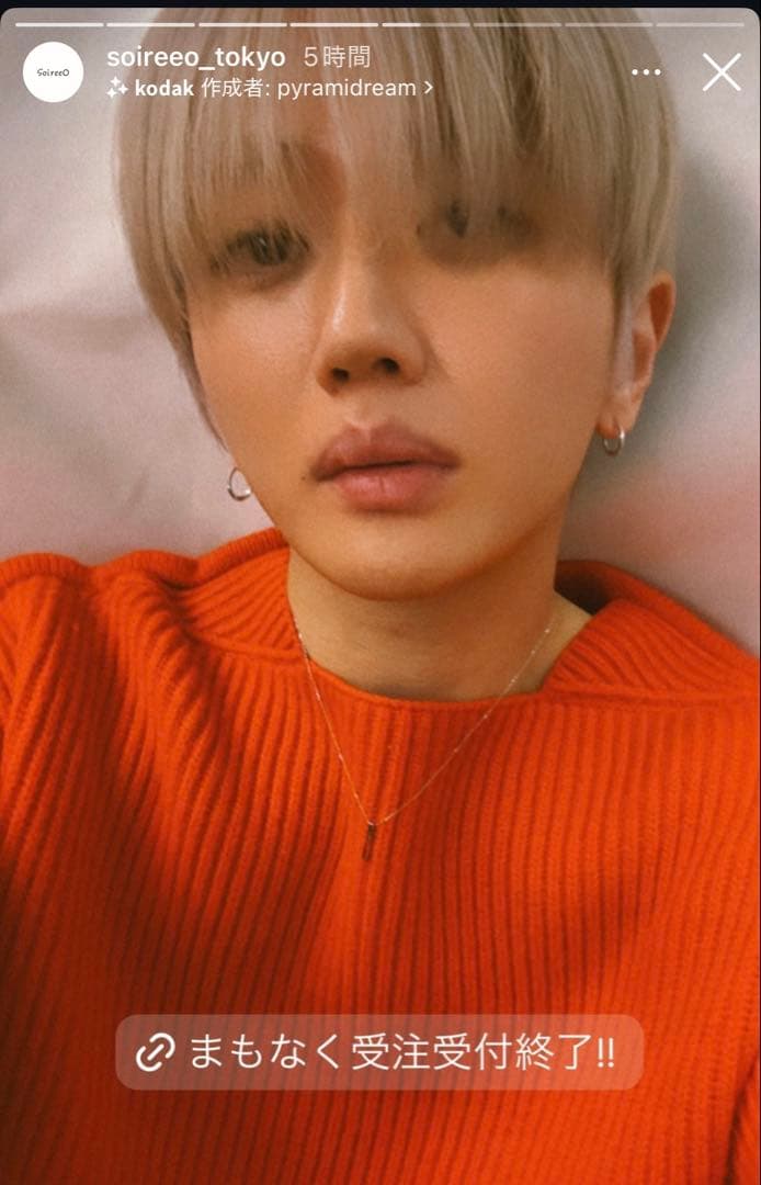 Nissy soireeO ソワレオー TWIST ネックレス