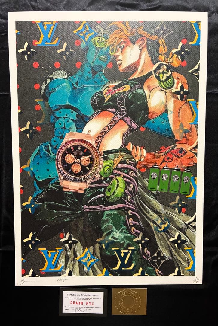 世界限定100枚 DEATH NYC アート ポスター jo26