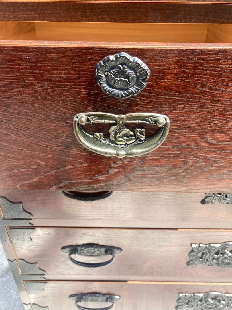 美品　ノダ工芸　箪笥　タンス　5段　民藝たんす　けやき