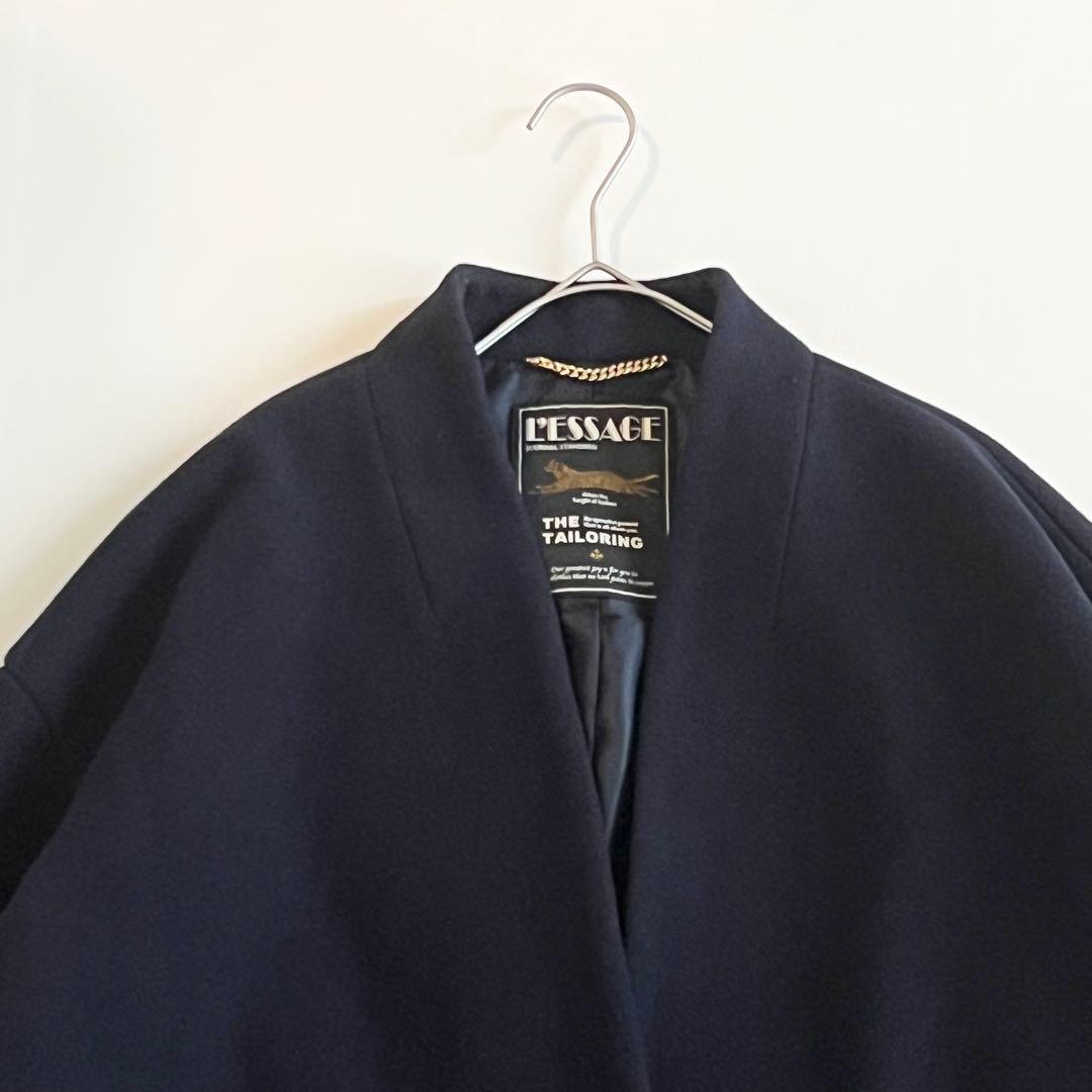 JOURNAL STANDARD L’ESSAGE ノーカラー コクーンコート