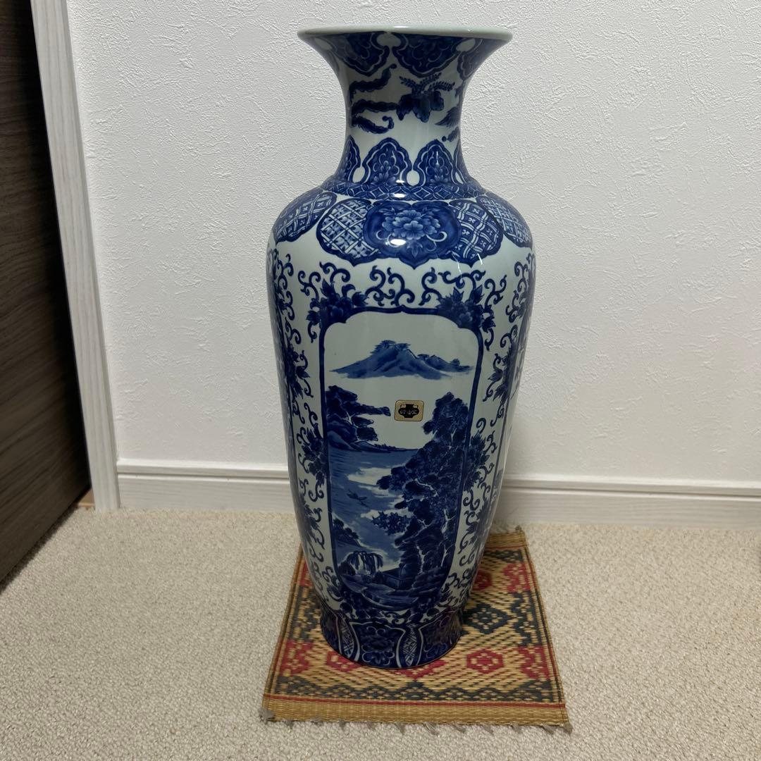 【週末値下げ】有田焼　壺　峰山作　未使用