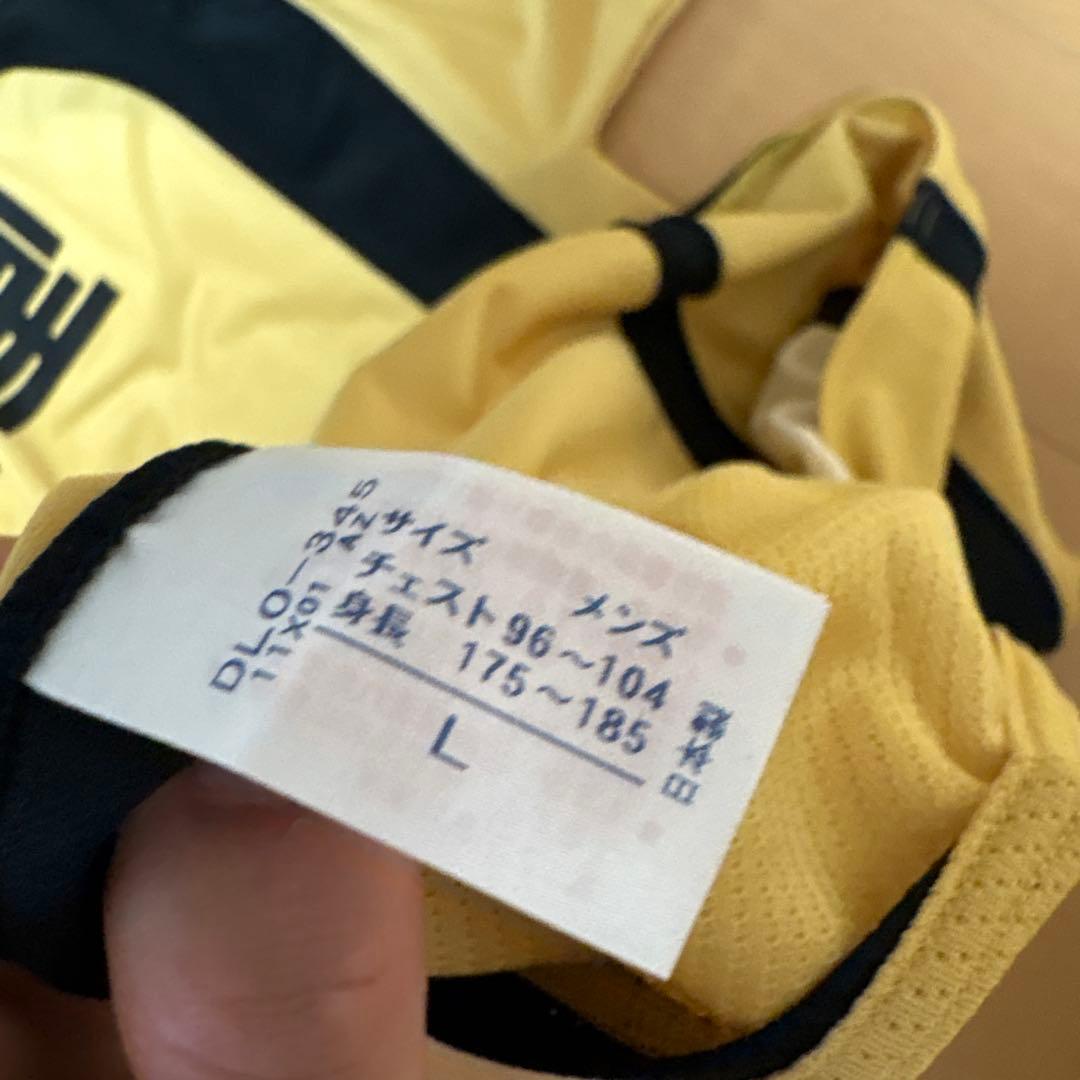 レア！　京都サンガ　ユニフォーム　L ワコール　ゴールド