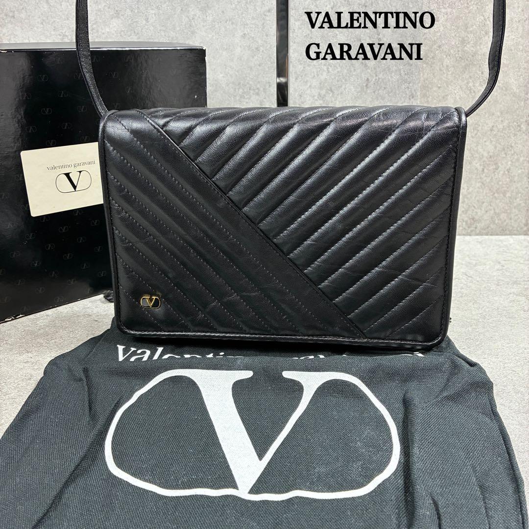 美品✨ バレンティノ キルトレザー ショルダー バッグ 2way ヴィンテージ