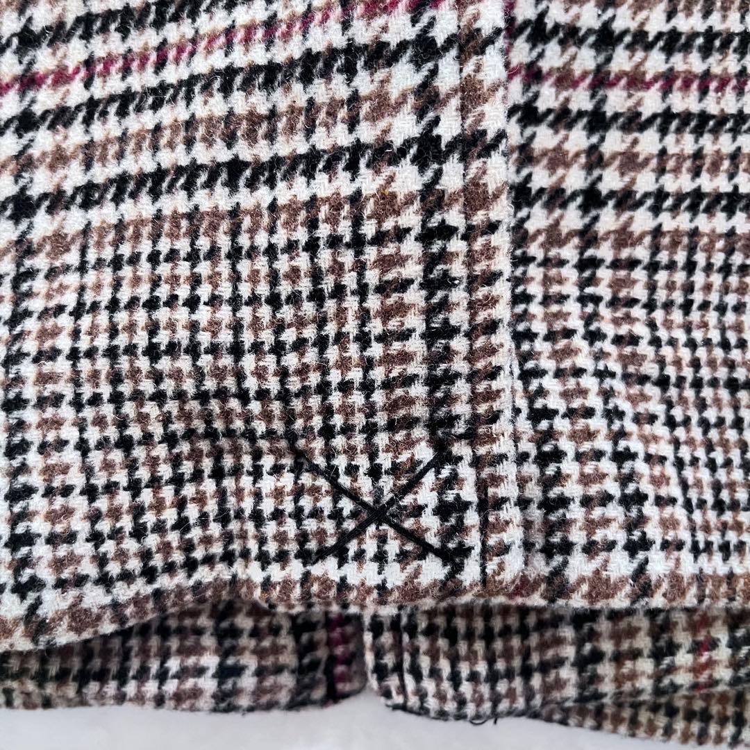 試着のみ ZARA チェスターコート Ｌサイズ チェック オーバーサイズ ロング