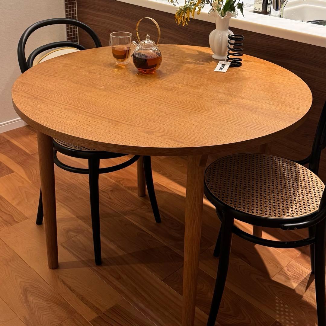 unico KIRP ラウンドダイニングテーブル Φ1000