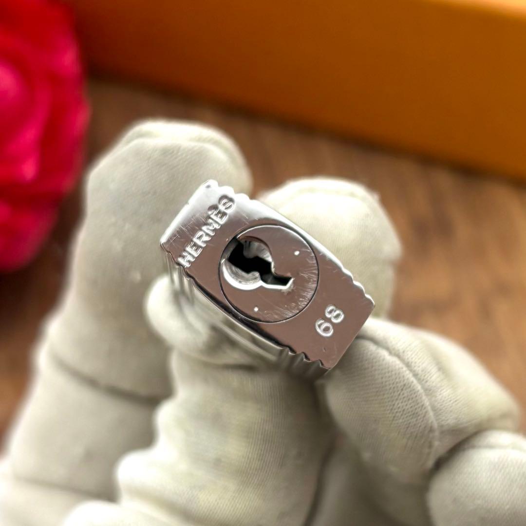 ⛄極美品⛄エルメス カデナ パドロック南京錠 鍵 no.68 シルバー#650